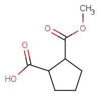 98168-34-4 2-methoxycarbonylcyclopentane-1-carboxylic acid chemical structure