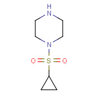 1043529-57-2 1-cyclopropylsulfonylpiperazine chemical structure