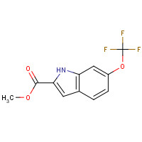 1154319-87-5 methyl 6-(trifluoromethoxy)-1H-indole-2-carboxylate chemical structure