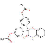 14008-48-1 [4-[2-(4-acetyloxyphenyl)-3-oxo-4H-1,4-benzoxazin-2-yl]phenyl] acetate chemical structure
