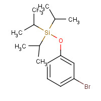 571202-87-4 (3-bromophenoxy)-tri(propan-2-yl)silane chemical structure