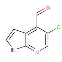 1015610-39-5 5-chloro-1H-pyrrolo[2,3-b]pyridine-4-carbaldehyde chemical structure