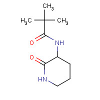 1110662-33-3 2,2-dimethyl-N-(2-oxopiperidin-3-yl)propanamide chemical structure