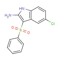 918494-35-6 3-(benzenesulfonyl)-5-chloro-1H-indol-2-amine chemical structure