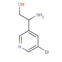 1270379-81-1 2-amino-2-(5-bromopyridin-3-yl)ethanol chemical structure