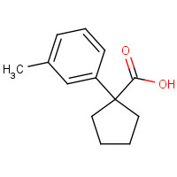 75024-23-6 1-(3-methylphenyl)cyclopentane-1-carboxylic acid chemical structure