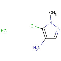 406188-95-2 5-chloro-1-methylpyrazol-4-amine;hydrochloride chemical structure