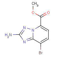 1319068-81-9 methyl 2-amino-8-bromo-[1,2,4]triazolo[1,5-a]pyridine-5-carboxylate chemical structure