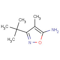 120771-21-3 3-tert-butyl-4-methyl-1,2-oxazol-5-amine chemical structure