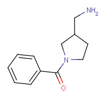 688000-14-8 [3-(aminomethyl)pyrrolidin-1-yl]-phenylmethanone chemical structure