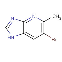 28279-41-6 6-bromo-5-methyl-1H-imidazo[4,5-b]pyridine chemical structure