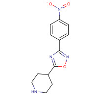 276237-01-5 3-(4-nitrophenyl)-5-piperidin-4-yl-1,2,4-oxadiazole chemical structure