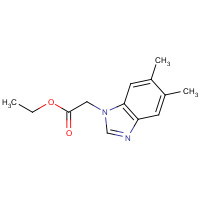 199189-67-8 ethyl 2-(5,6-dimethylbenzimidazol-1-yl)acetate chemical structure