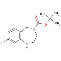 886364-27-8 tert-butyl 8-chloro-1,2,3,5-tetrahydro-1,4-benzodiazepine-4-carboxylate chemical structure