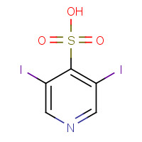 871875-87-5 3,5-diiodopyridine-4-sulfonic acid chemical structure