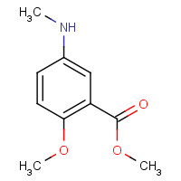 900641-76-1 methyl 2-methoxy-5-(methylamino)benzoate chemical structure