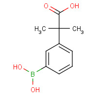 885068-00-8 2-(3-boronophenyl)-2-methylpropanoic acid chemical structure