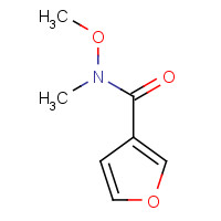 148900-66-7 N-methoxy-N-methylfuran-3-carboxamide chemical structure