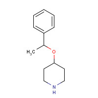 420137-21-9 4-(1-phenylethoxy)piperidine chemical structure