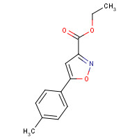 88958-15-0 ethyl 5-(4-methylphenyl)-1,2-oxazole-3-carboxylate chemical structure