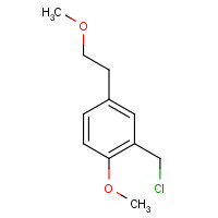 80314-64-3 2-(chloromethyl)-1-methoxy-4-(2-methoxyethyl)benzene chemical structure
