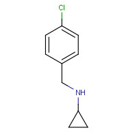 19271-24-0 N-[(4-chlorophenyl)methyl]cyclopropanamine chemical structure