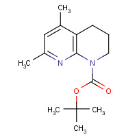 721921-53-5 tert-butyl 5,7-dimethyl-3,4-dihydro-2H-1,8-naphthyridine-1-carboxylate chemical structure