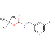 943722-24-5 tert-butyl N-[(5-bromopyridin-3-yl)methyl]carbamate chemical structure