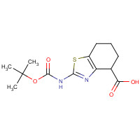 1190391-84-4 2-[(2-methylpropan-2-yl)oxycarbonylamino]-4,5,6,7-tetrahydro-1,3-benzothiazole-4-carboxylic acid chemical structure
