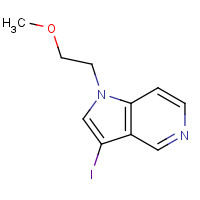 1313267-02-5 3-iodo-1-(2-methoxyethyl)pyrrolo[3,2-c]pyridine chemical structure