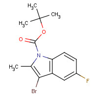 1297285-02-9 tert-butyl 3-bromo-5-fluoro-2-methylindole-1-carboxylate chemical structure