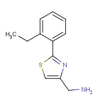885280-84-2 [2-(2-ethylphenyl)-1,3-thiazol-4-yl]methanamine chemical structure