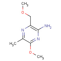 91678-86-3 6-methoxy-3-(methoxymethyl)-5-methylpyrazin-2-amine chemical structure