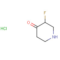 1070896-59-1 3-fluoropiperidin-4-one;hydrochloride chemical structure