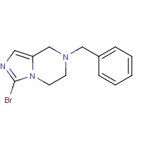 601515-08-6 7-benzyl-3-bromo-6,8-dihydro-5H-imidazo[1,5-a]pyrazine chemical structure