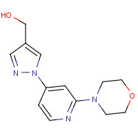 1429309-26-1 [1-(2-morpholin-4-ylpyridin-4-yl)pyrazol-4-yl]methanol chemical structure