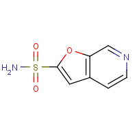 117612-41-6 furo[2,3-c]pyridine-2-sulfonamide chemical structure
