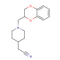194612-30-1 2-[1-(2,3-dihydro-1,4-benzodioxin-3-ylmethyl)piperidin-4-yl]acetonitrile chemical structure