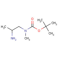 607380-78-9 tert-butyl N-(2-aminopropyl)-N-methylcarbamate chemical structure