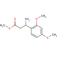 1038323-43-1 methyl 3-amino-3-(2,4-dimethoxyphenyl)propanoate chemical structure
