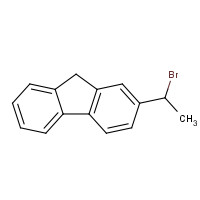 42914-77-2 2-(1-bromoethyl)-9H-fluorene chemical structure