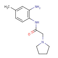 882672-11-9 N-(2-amino-4-methylphenyl)-2-pyrrolidin-1-ylacetamide chemical structure