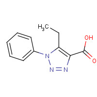 716361-89-6 5-ethyl-1-phenyltriazole-4-carboxylic acid chemical structure