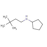 951160-89-7 N-(3,3-dimethylbutyl)cyclopentanamine chemical structure