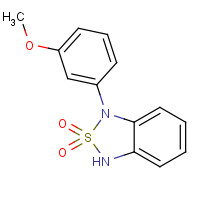 1033224-87-1 3-(3-methoxyphenyl)-1H-2$l^{6},1,3-benzothiadiazole 2,2-dioxide chemical structure