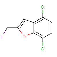 139548-96-2 4,7-dichloro-2-(iodomethyl)-1-benzofuran chemical structure