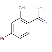 856166-20-6 4-bromo-2-methylbenzenecarboximidamide chemical structure