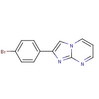 56921-85-8 2-(4-bromophenyl)imidazo[1,2-a]pyrimidine chemical structure