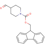 1097779-02-6 9H-fluoren-9-ylmethyl 4-formylpiperidine-1-carboxylate chemical structure