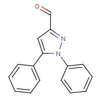 112009-28-6 1,5-diphenylpyrazole-3-carbaldehyde chemical structure